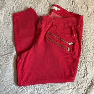 Fab$5 Sale Well Loved Red Torrid Skinny Jeans 24R